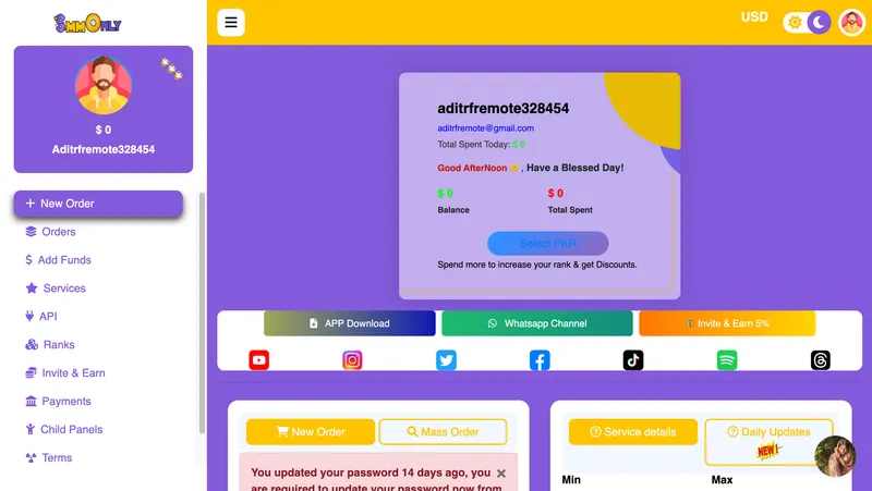 SMMOnly.com screenshot