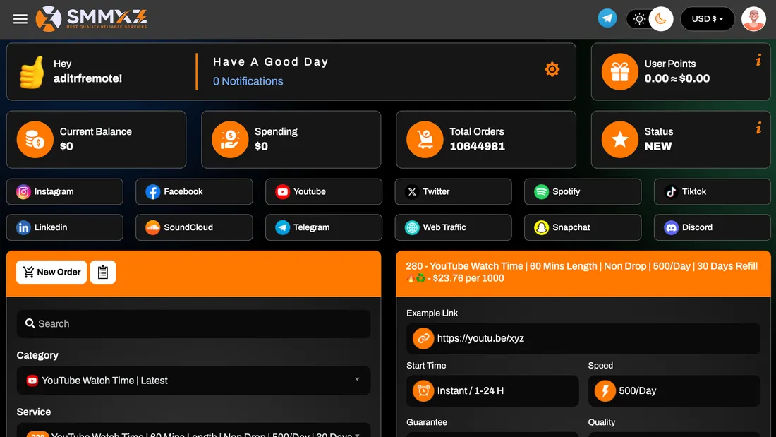 SMMXz.com screenshot