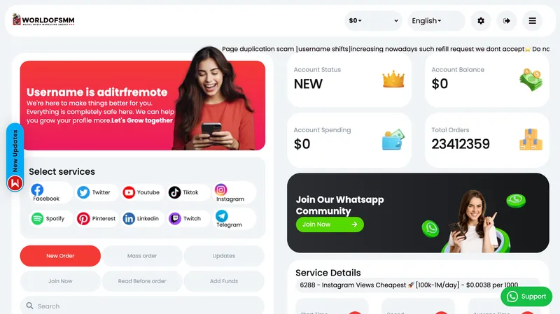 WorldOfSMM.com screenshot