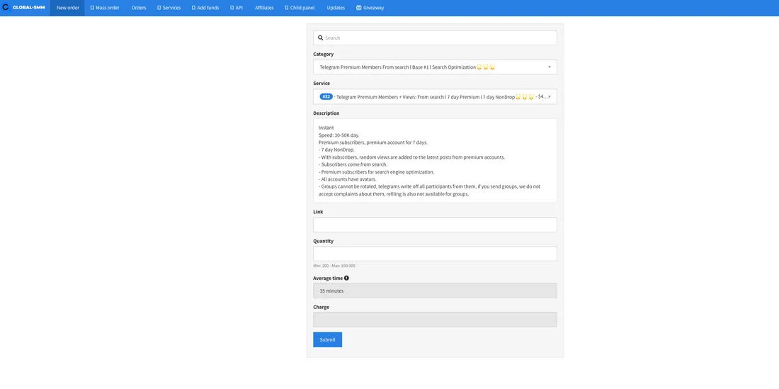 Global-SMM.com screenshot